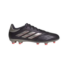 adidas Copa Pure 2 League Firm Ground Soccer Cleats | Aurora Black-Platinum Metallic-Turbo | Men's