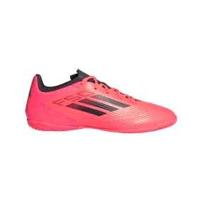 adidas F50 Club Indoor Soccer Shoes | Turbo-Aurora Black-Platinum Metallic | Men's