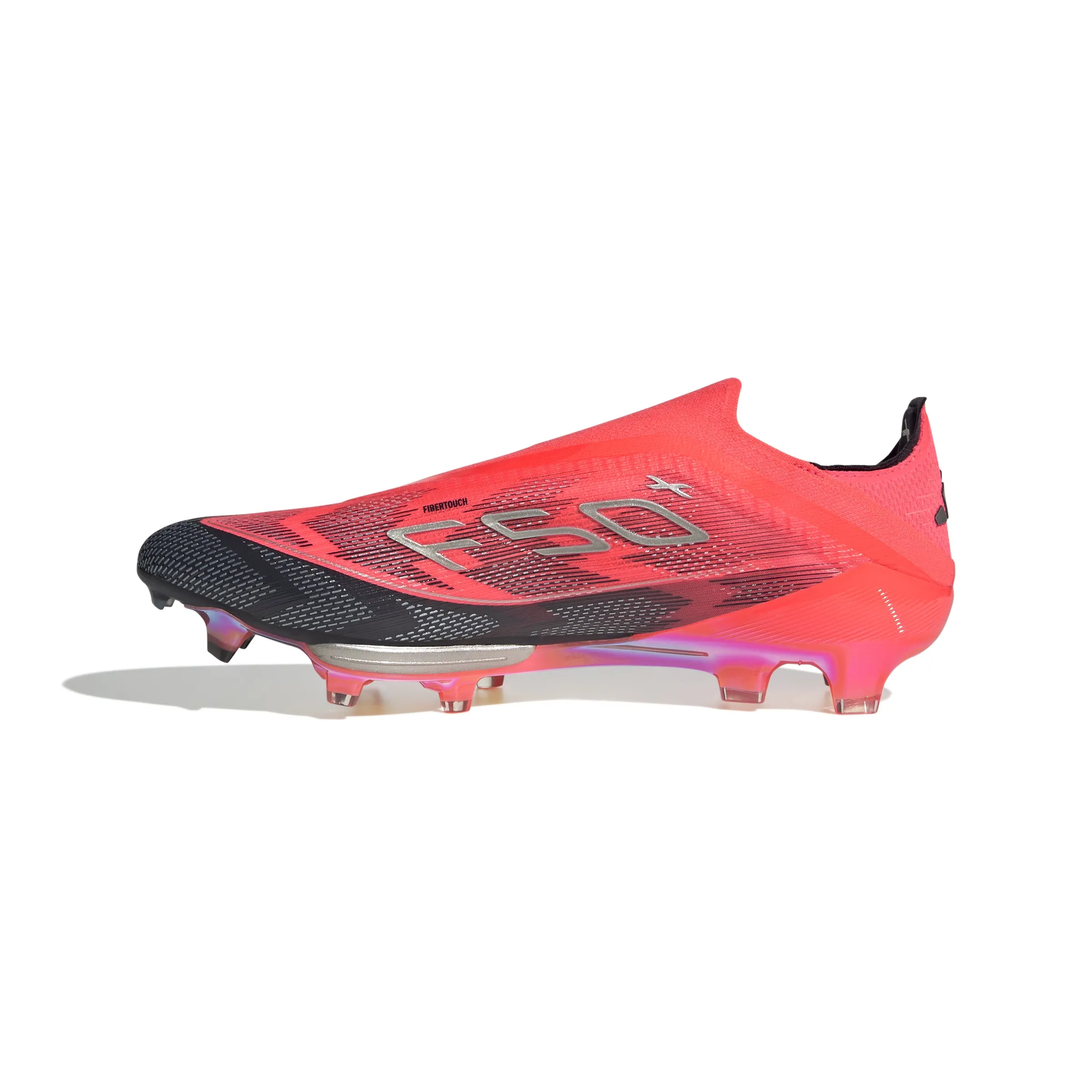 adidas F50   FG Firm Ground Soccer Cleat Turbo/ Aurora Black/ Platinum Metallic