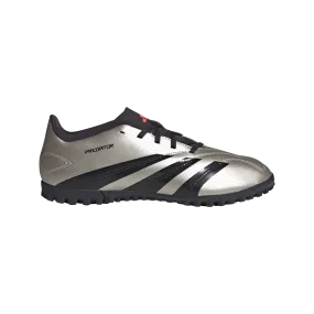 adidas Predator Club Artificial Turf Soccer Shoes | Platinum Metallic-Aurora Black-Turbo | Men's