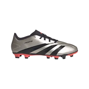 adidas Predator Club Multi-Ground Soccer Cleats | Platinum Metallic-Core Black-Turbo | Men's