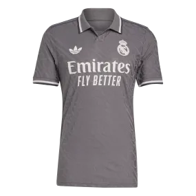 adidas Real Madrid 24/25 Authentic Third Jersey | Gray-Charcoal | Men's