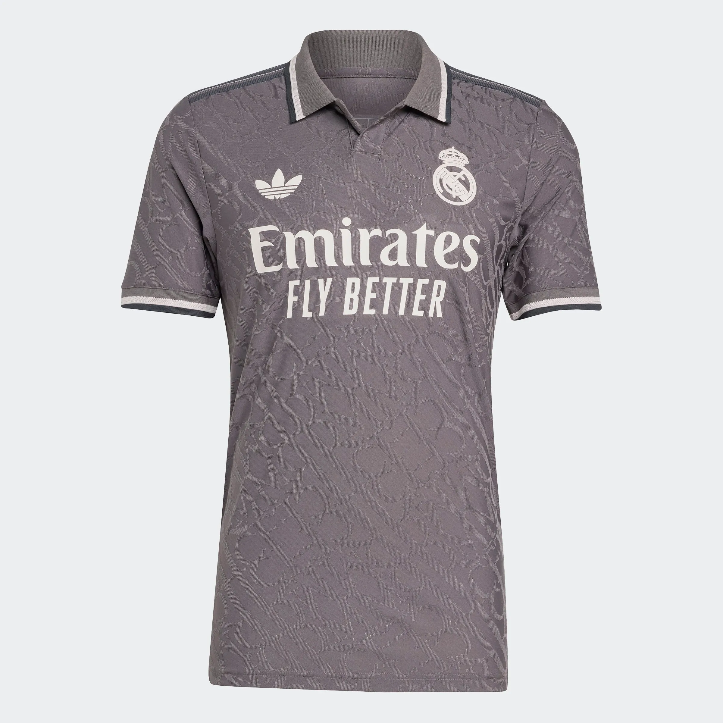 adidas Real Madrid 24/25 Authentic Third Jersey | Gray-Charcoal | Men's