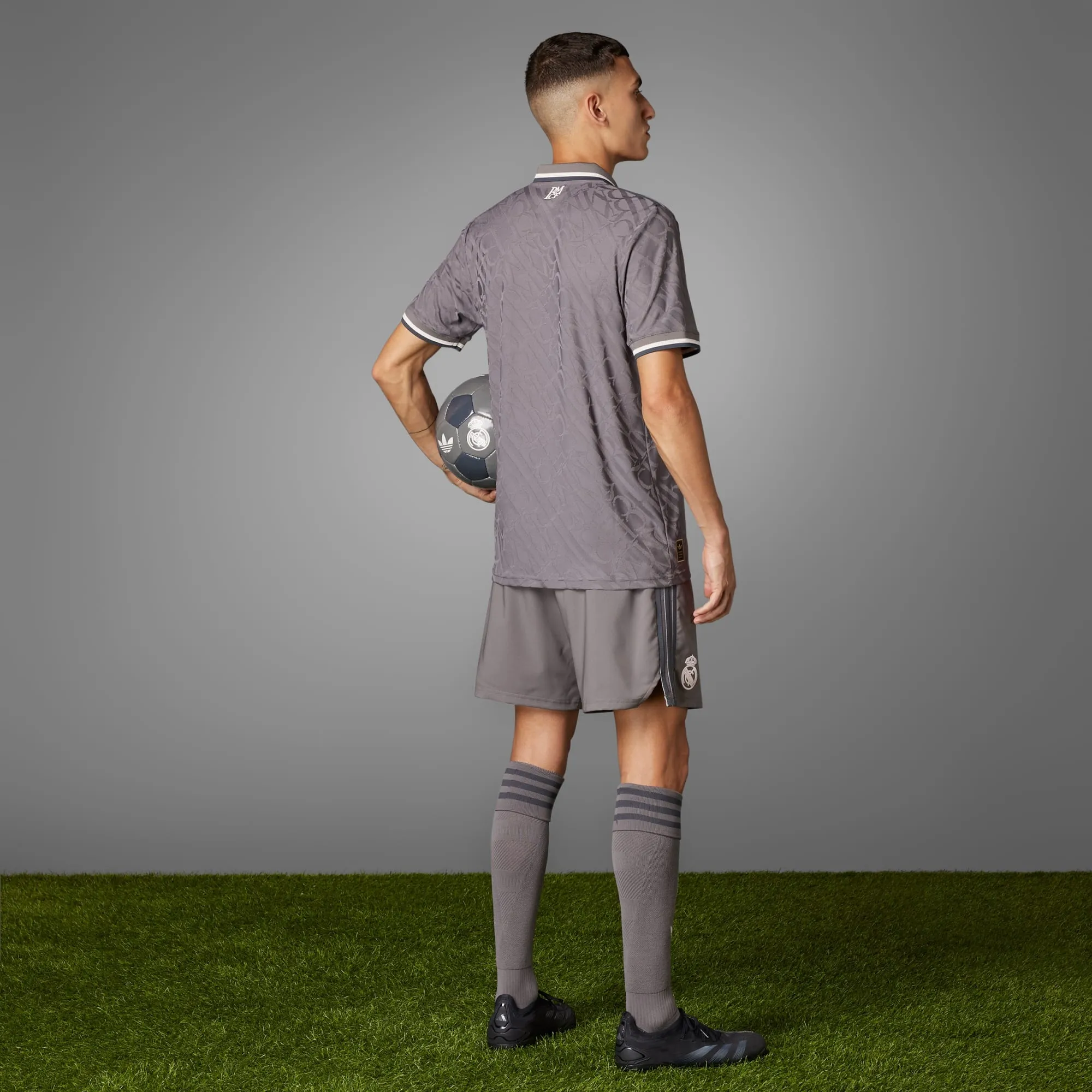 adidas Real Madrid 24/25 Authentic Third Jersey | Gray-Charcoal | Men's
