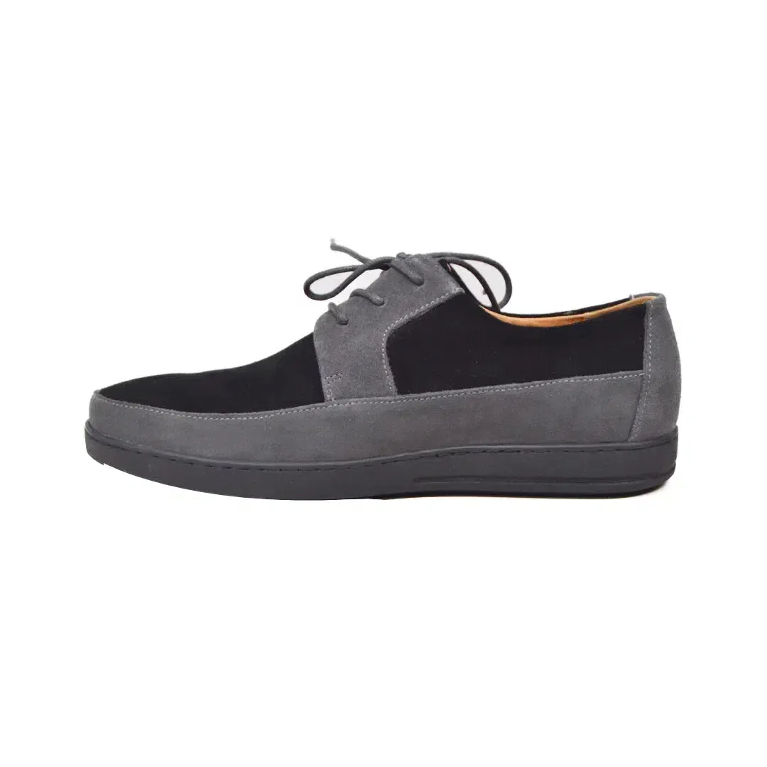 British Walkers Westminster Vintage Bally Style Men's Leather and Suede Low Top Sneakers