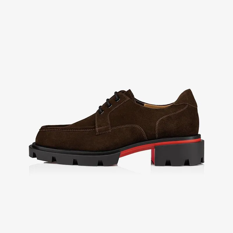Brown suede Mens Dress Shoes