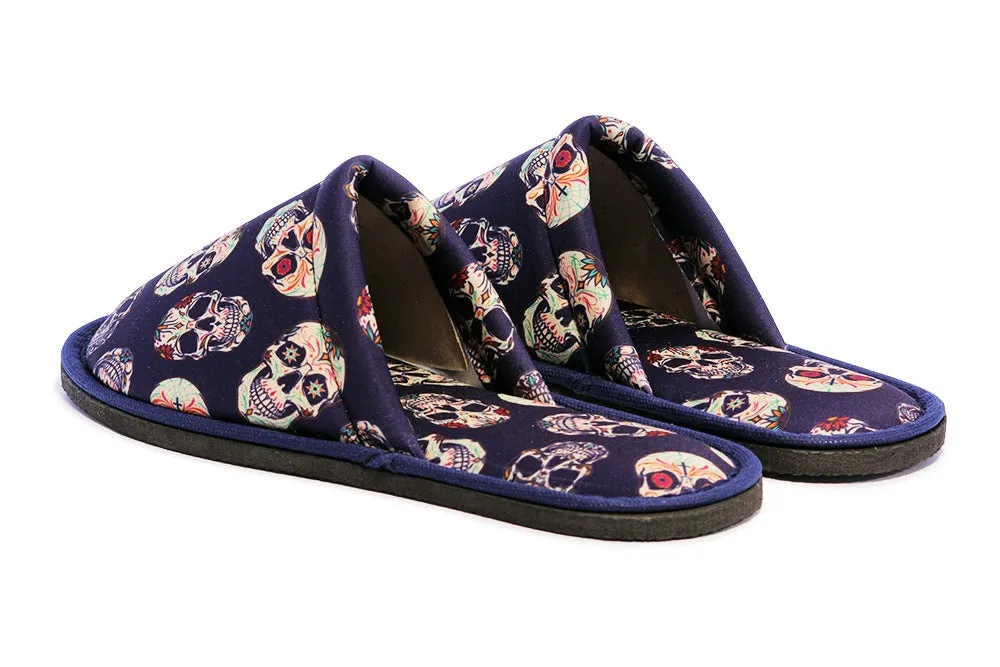 Gift Pack Big Skull For Him Mexican Skull For Her Home Slippers Kitchen Garage Bedroom Lightweight