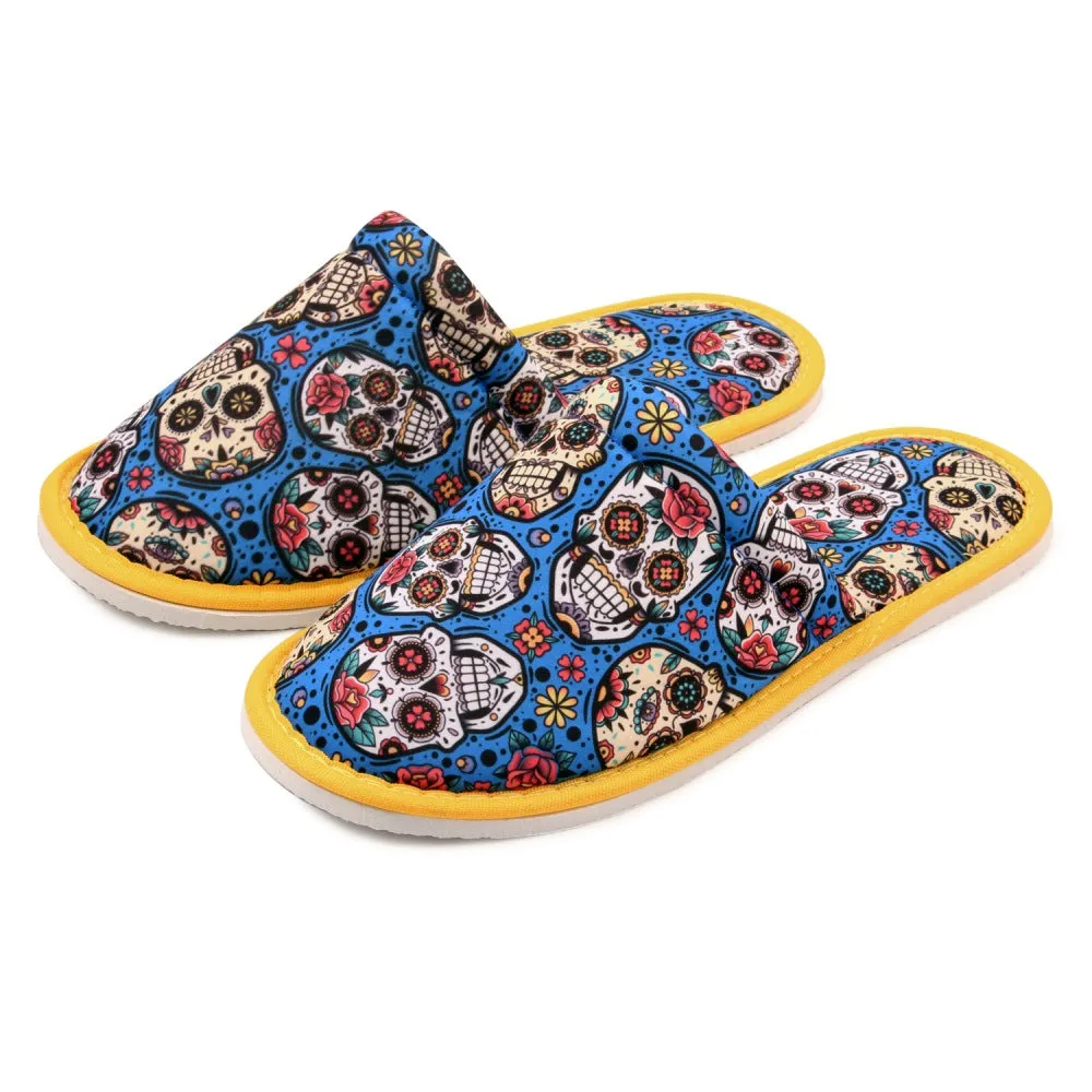 Gift Pack Big Skull For Him Mexican Skull For Her Home Slippers Kitchen Garage Bedroom Lightweight