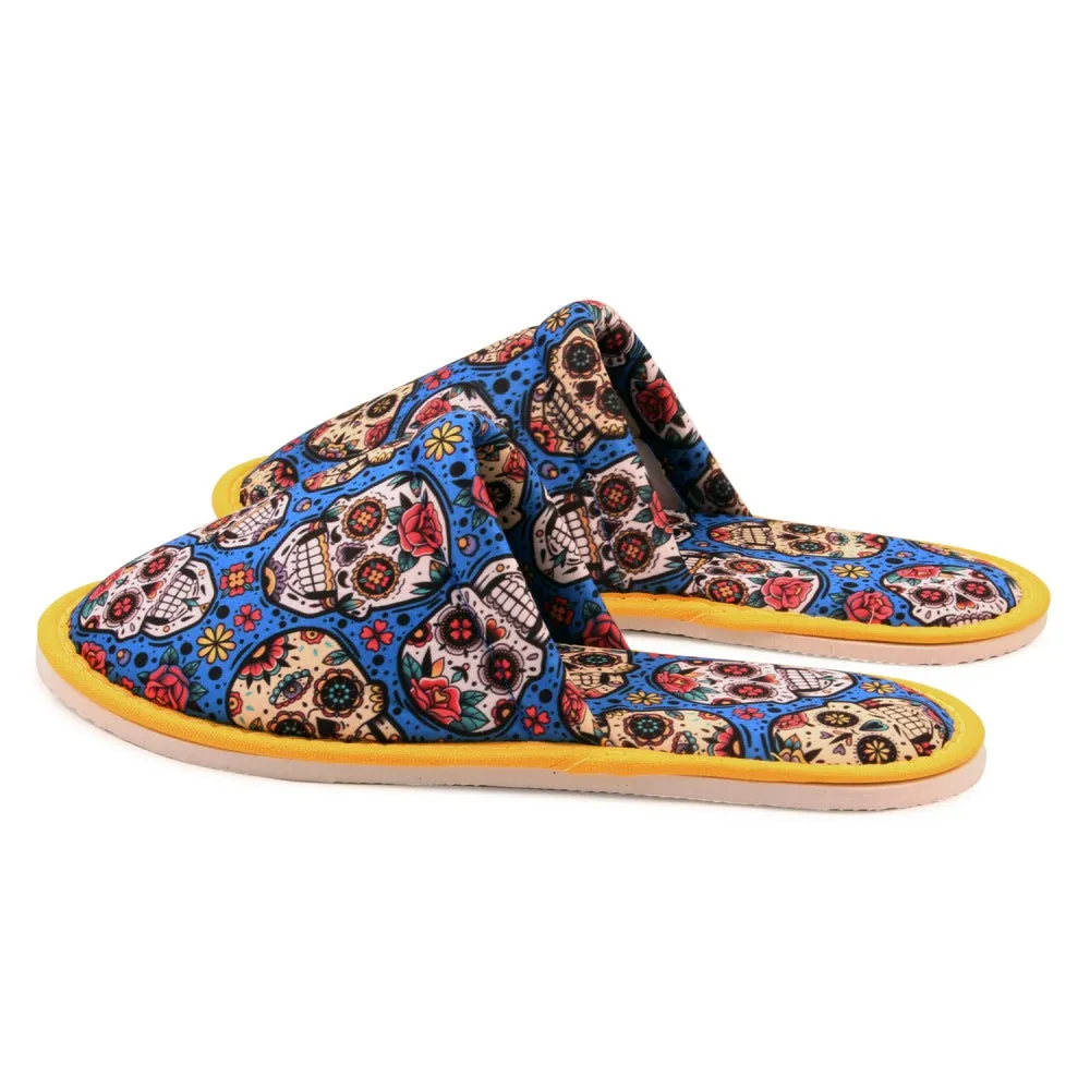 Gift Pack Big Skull For Him Mexican Skull For Her Home Slippers Kitchen Garage Bedroom Lightweight