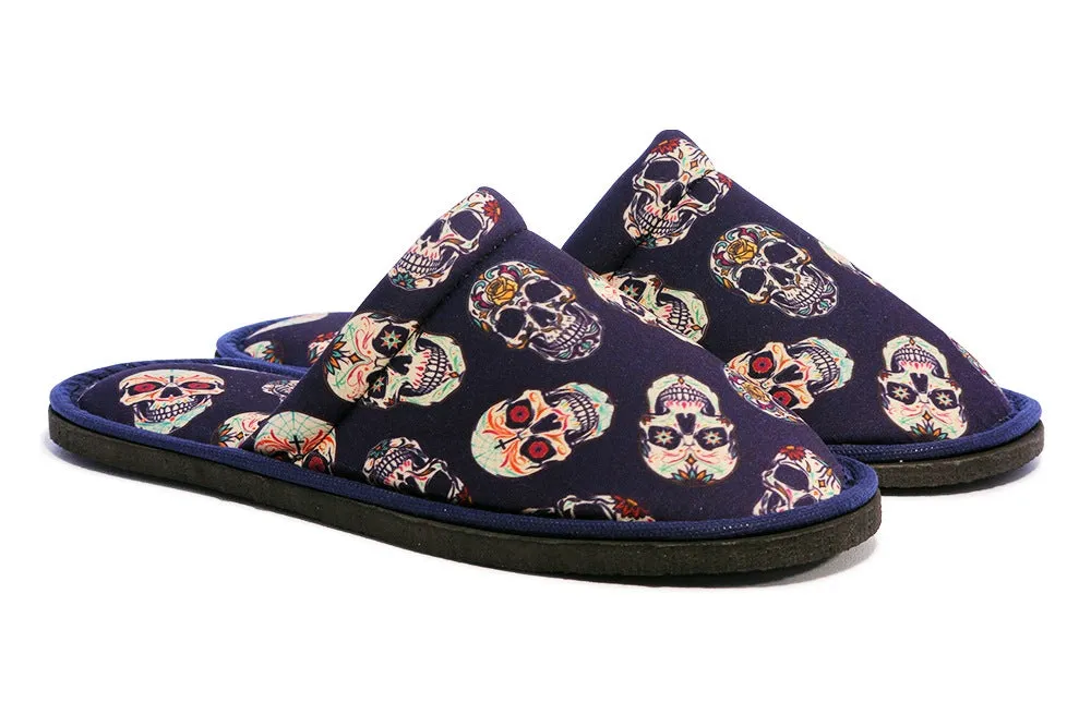 Gift Pack Big Skull For Him Mexican Skull For Her Home Slippers Kitchen Garage Bedroom Lightweight