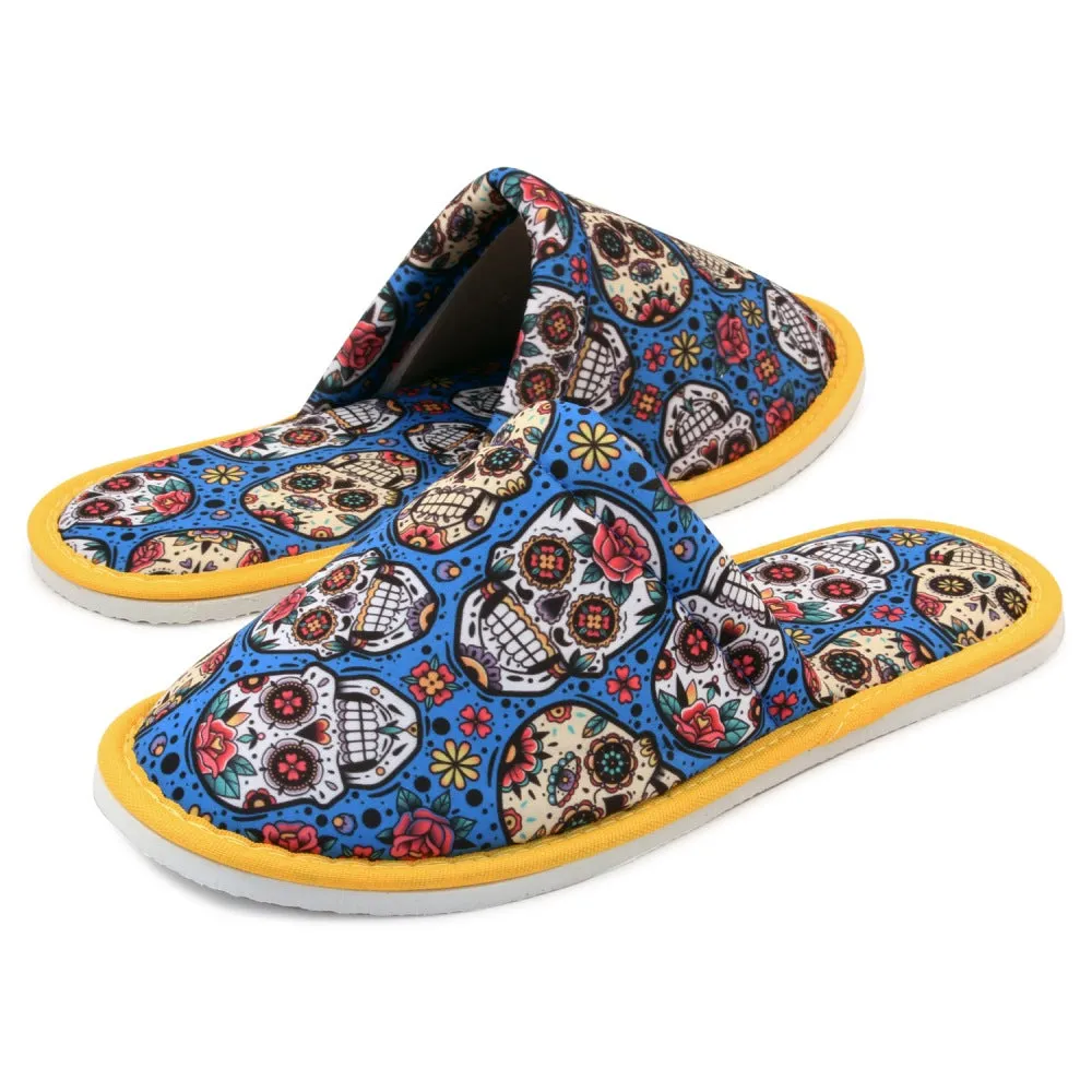 Gift Pack Big Skull For Him Mexican Skull For Her Home Slippers Kitchen Garage Bedroom Lightweight