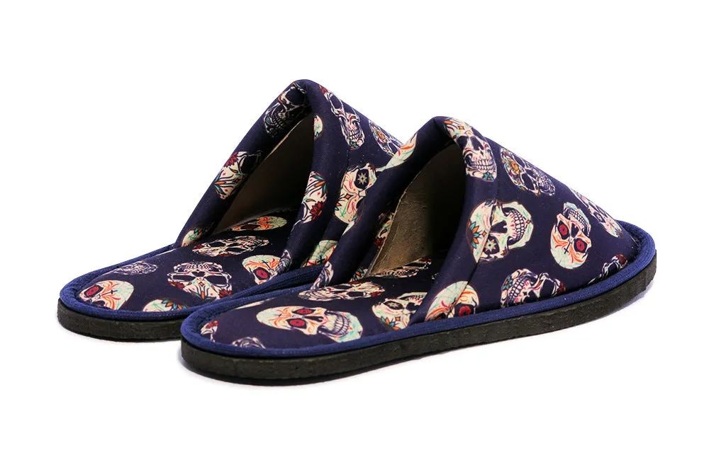 Gift Pack Big Skull For Him Mexican Skull For Her Home Slippers Kitchen Garage Bedroom Lightweight