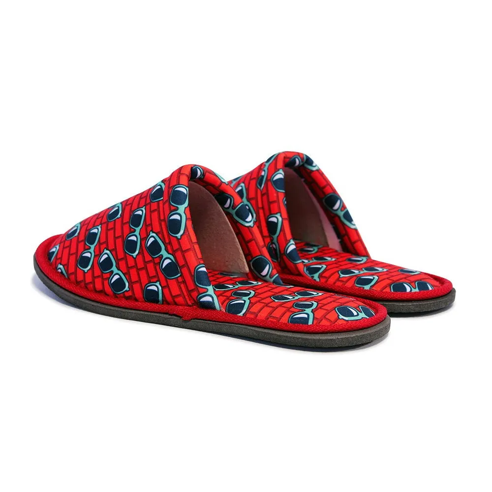 Gift Pack - Sunglasses For Him Red Lips For Her Home Slippers Kitchen Garage Bedroom Lightweight