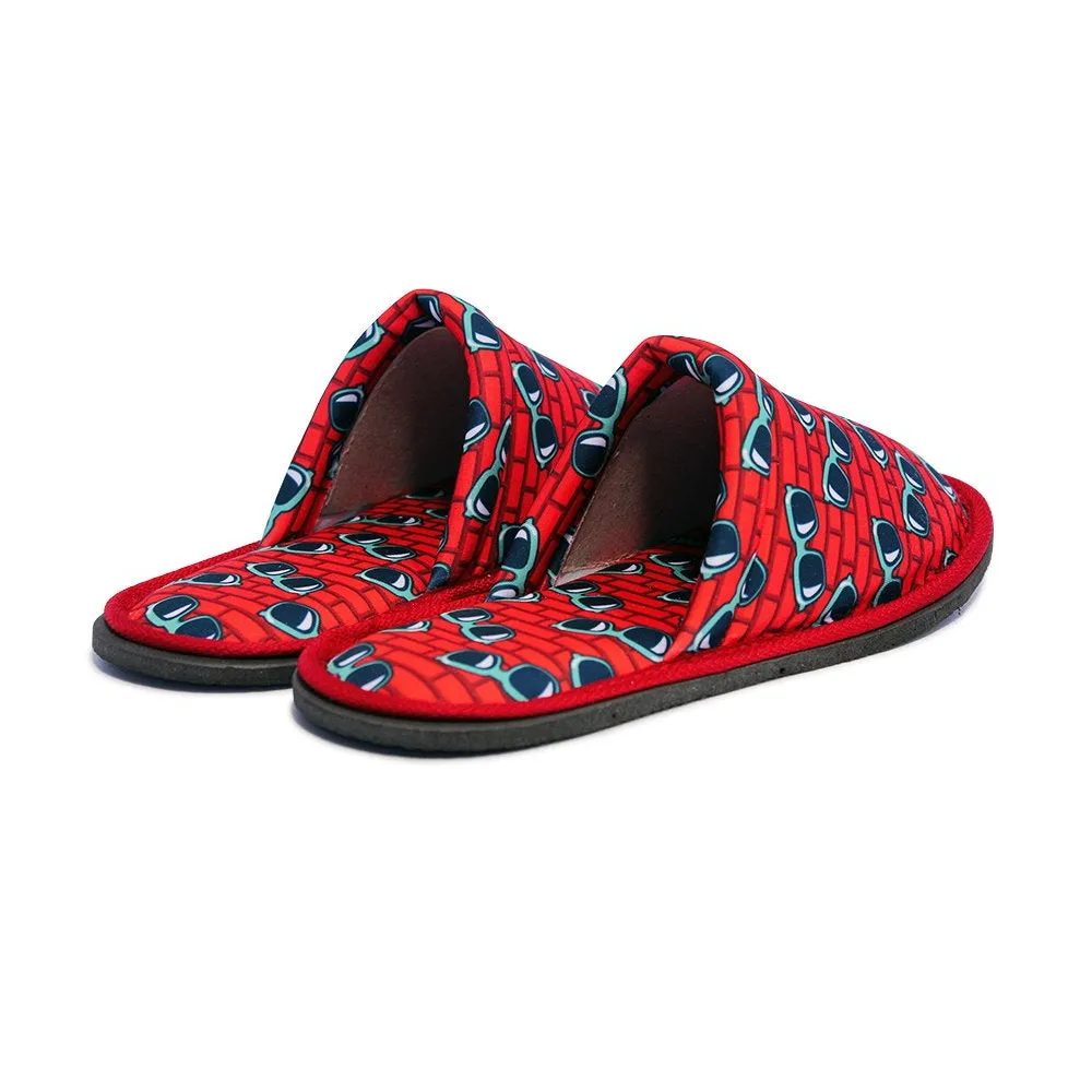 Gift Pack - Sunglasses For Him Red Lips For Her Home Slippers Kitchen Garage Bedroom Lightweight