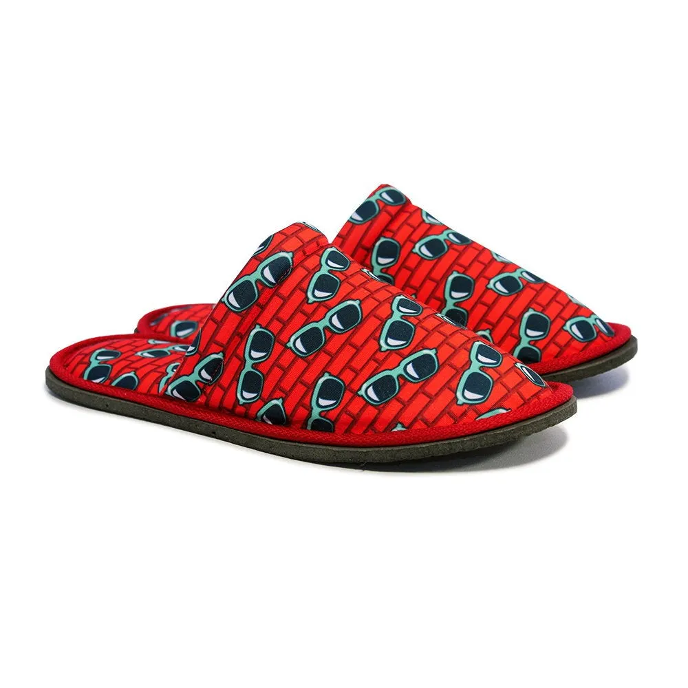 Gift Pack - Sunglasses For Him Red Lips For Her Home Slippers Kitchen Garage Bedroom Lightweight