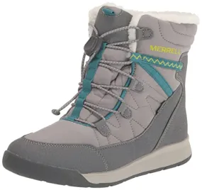 Merrell Snow Crush 3.0 Waterproof Boot, Grey/Multi, 13 US Unisex Big Kid