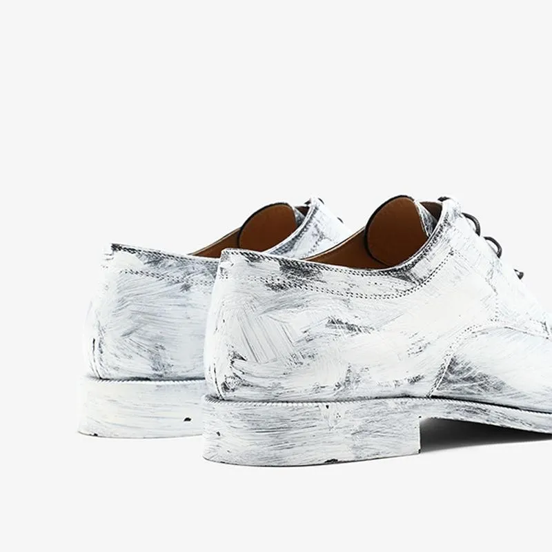 Painted Finish Tabi Laced Brogues